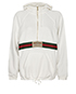 Gucci Logo Stripe Hoodie, front view