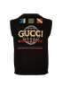Gucci Embellished Sweater Vest, &pound;250, Clothing, Black, Viscose, Back view