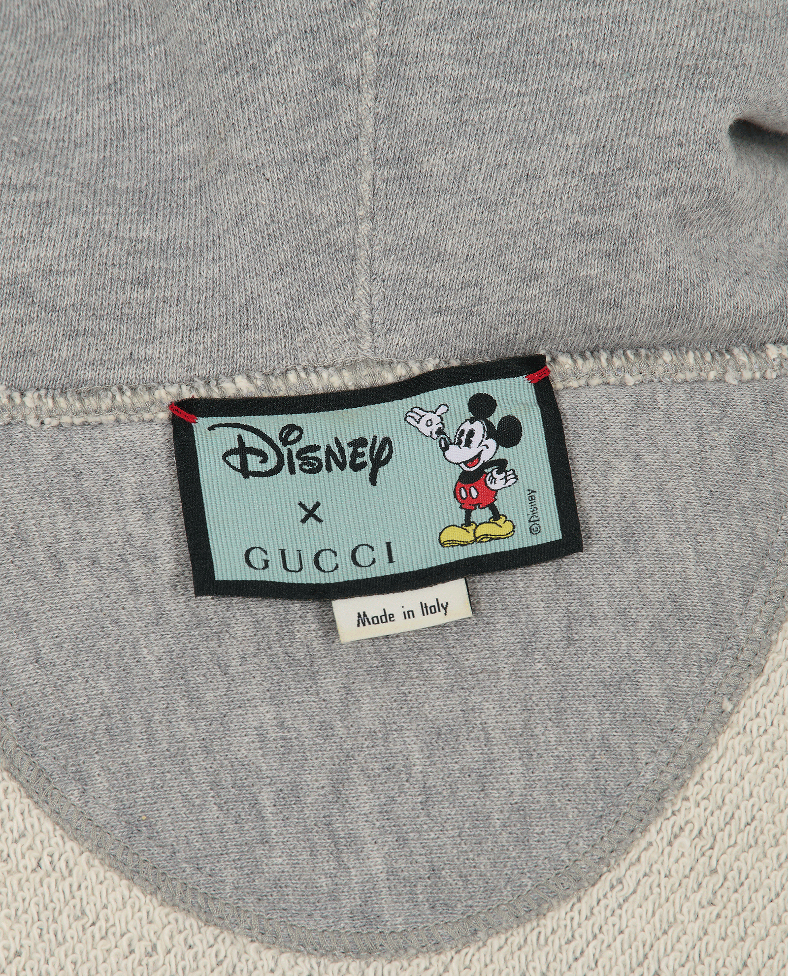 Gucci x Disney Mickey Mouse Hoodie, &pound;295, Clothing, Grey, Cotton, Other view