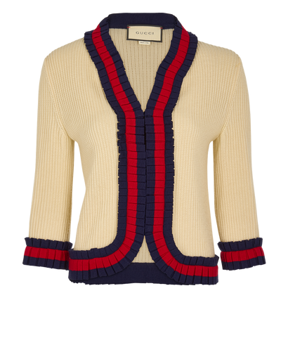 Gucci Ribbon Cardigan, front view