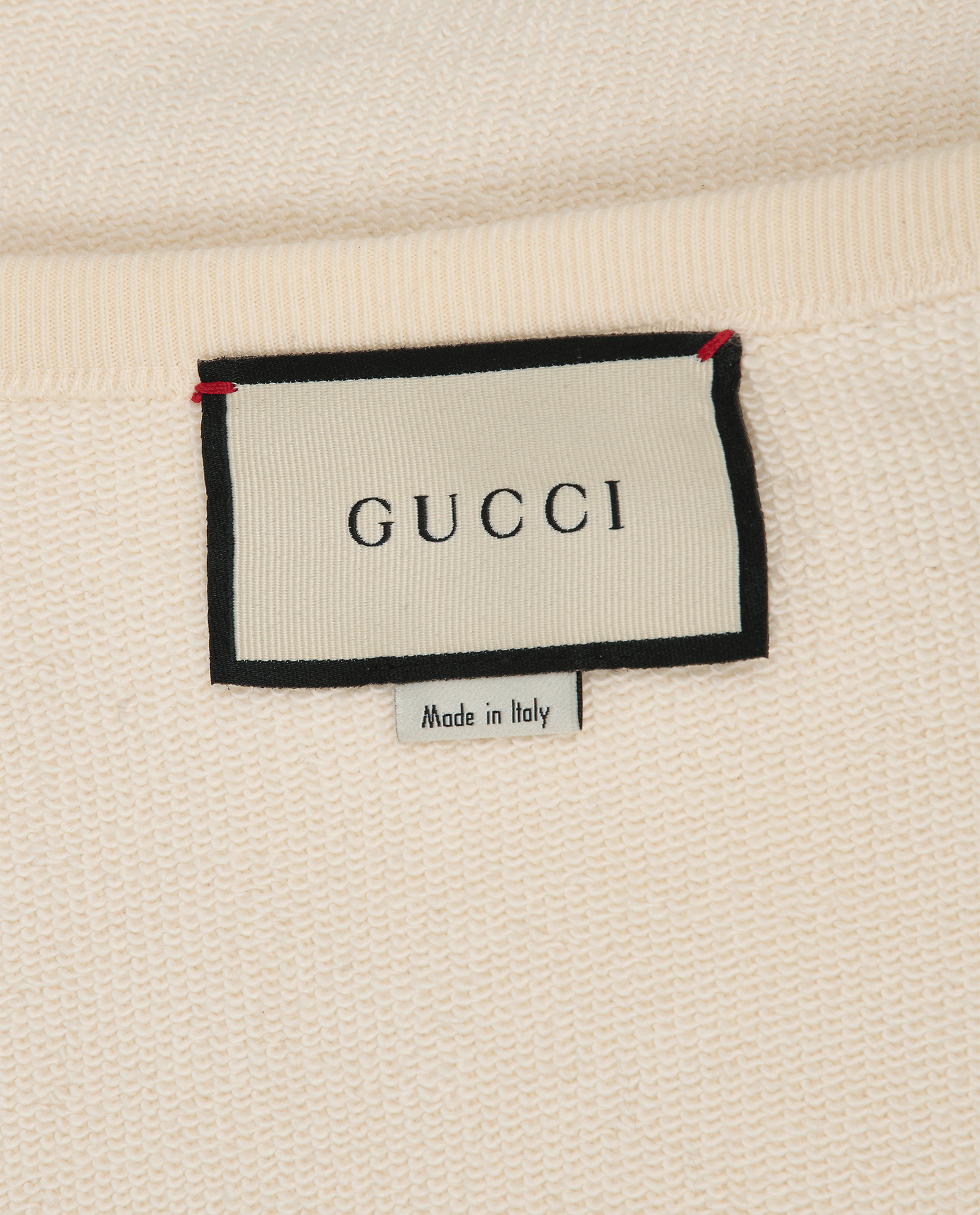 Gucci GG Star Crew Neck Sweatshirt, &pound;275, Clothing, Cream, Cotton, Other view