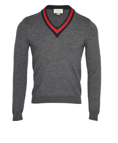 Gucci V Neck Jumper, front view