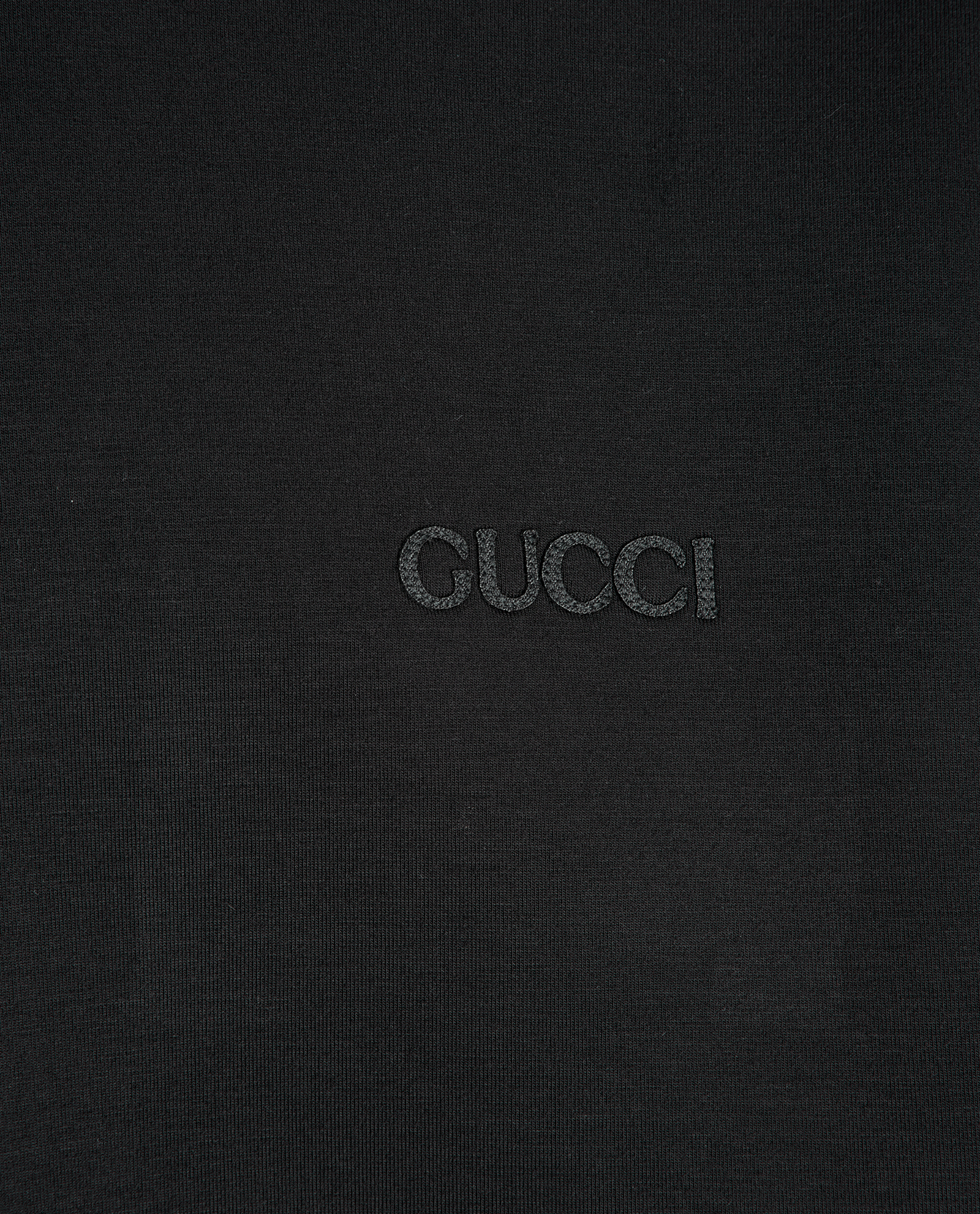 Gucci Logo Zip Hoodie, &pound;495, Clothing, Black, Viscose, Other view