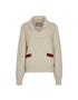 Gucci Knitted Web Stripe Jumper, front view