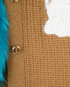 Gucci Oversized Rabbit Patch Cardigan, &pound;475, Clothing, Brown, Wool, Other view