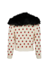 Gucci Strawberry Cropped Cardigan, back view