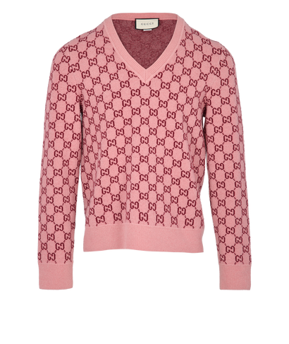 Gucci GG V-Neck Jumper, front view