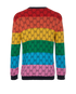Gucci GG Rainbow Jumper, back view