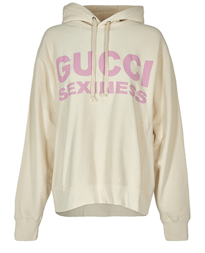 Gucci Sexiness Print Hoodie, front view