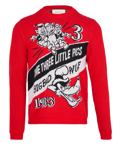 Gucci X Disney Bad Wolf Jumper, front view