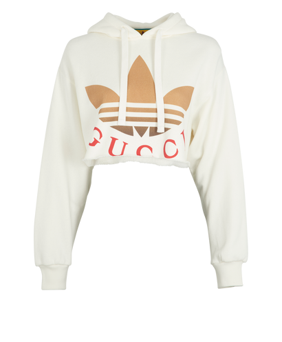Gucci Cropped Logo Hoodie, front view