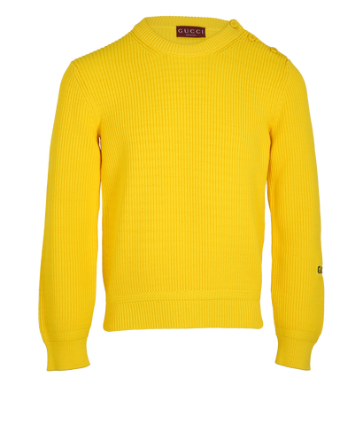 Gucci Logo Crew-Neck Jumper, front view