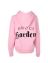 Gucci Garden Oversized Hoodie, &pound;175, Clothing, Pink, Cotton, Back view