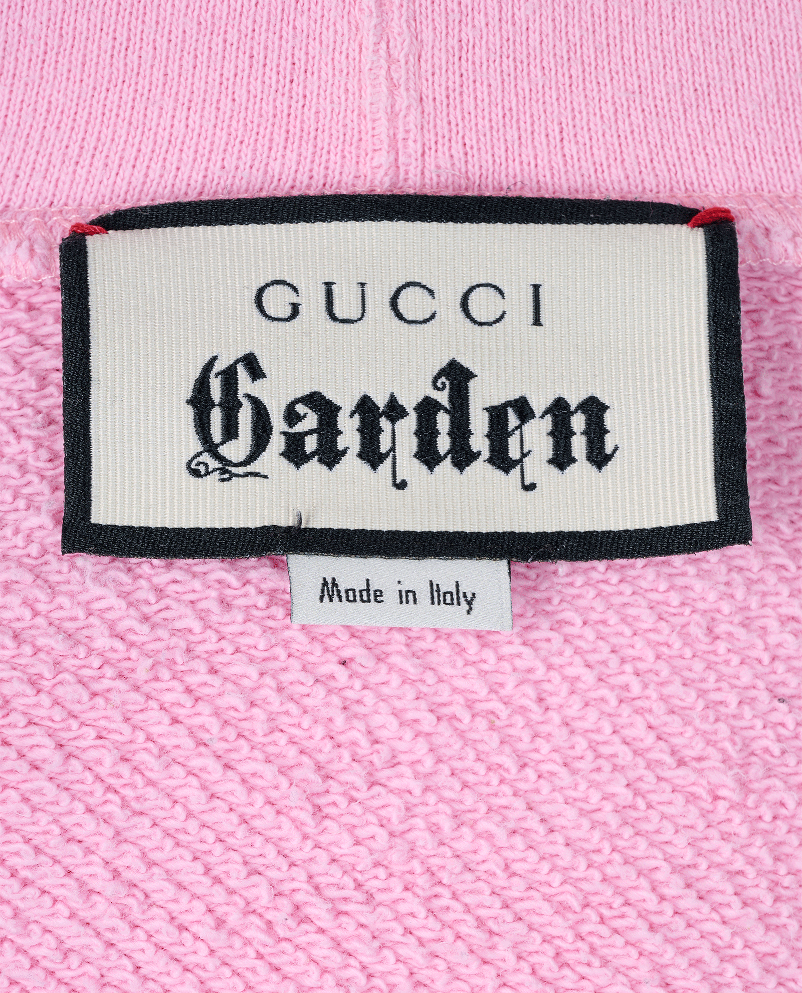 Gucci Garden Oversized Hoodie, &pound;175, Clothing, Pink, Cotton, Other view
