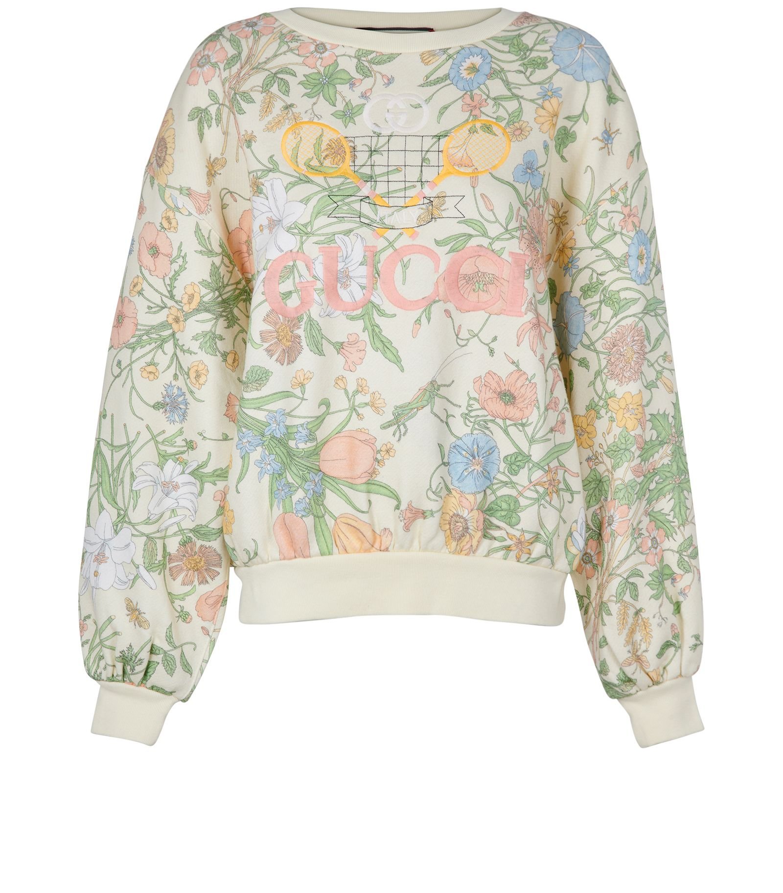 Gucci top flower sweatshirt