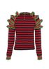 Gucci Embroidered Dog Ruffled Jumper, back view