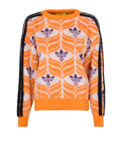 Gucci x Adidas GG Trefoil Sweater, Poly, Multi, Sz S, 3*