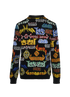 Gucci Metal Mix Logo Printed Sweater, back view