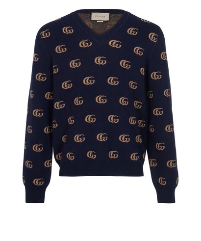 Gucci GG V-Neck Jumper, front view