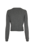 Gucci Interlocking G Knit Jumper, &pound;195, Clothing, Grey, Cashmere/Wool, Back view