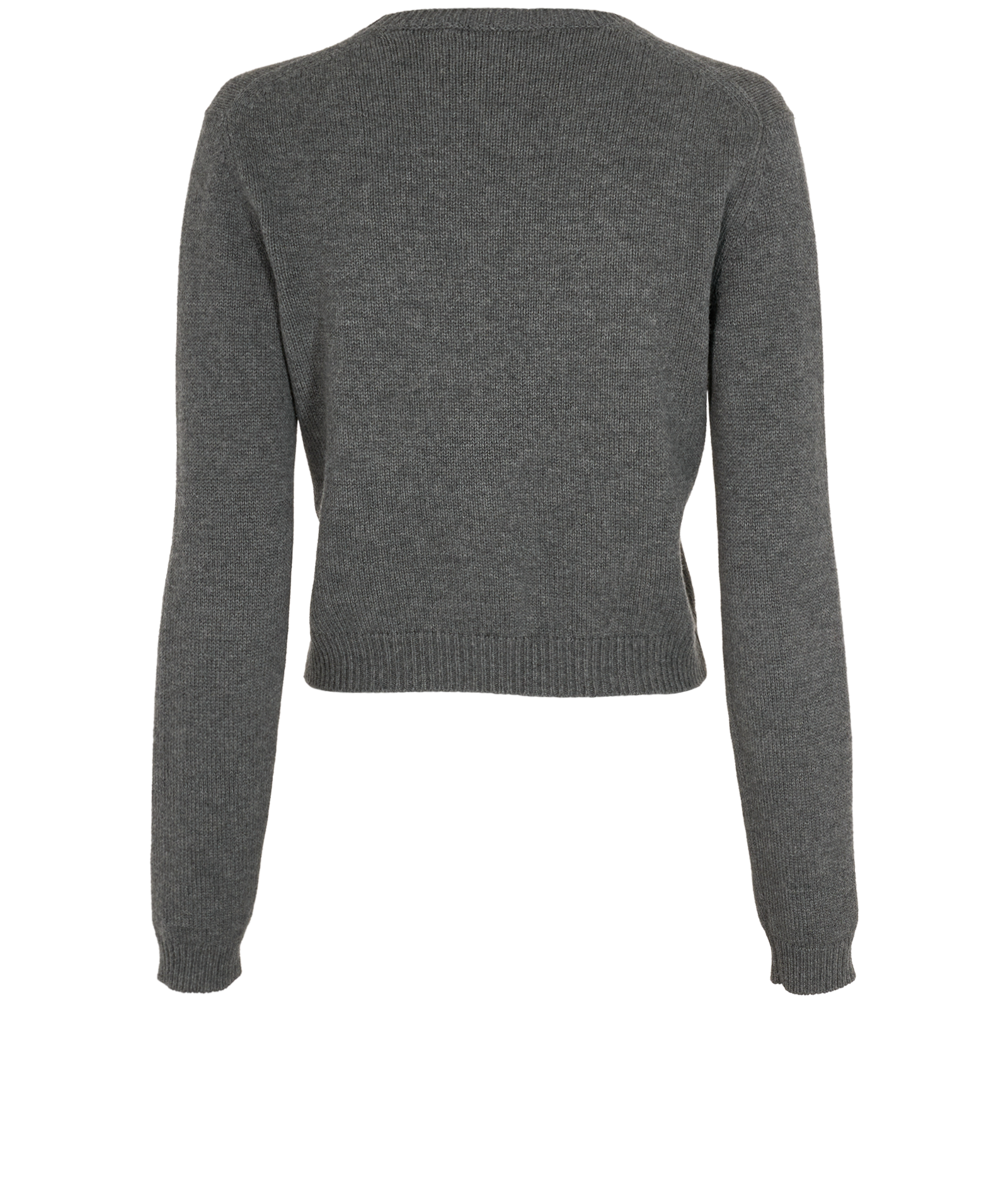 Gucci Interlocking G Knit Jumper, &pound;195, Clothing, Grey, Cashmere/Wool, Back view