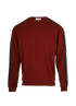 Hermes Run H Crewneck Sweatshirt, £350, Clothing, Burgundy, Cotton, Front view