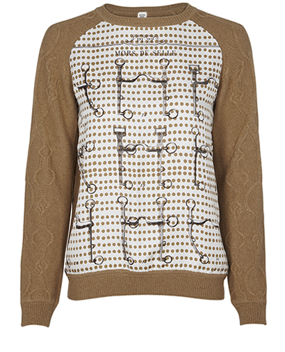 Hermes Panel Sweater, front view