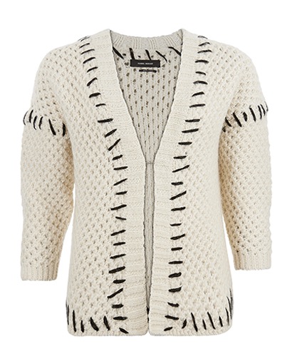 Isabel Marant Contrast Stitch Cardigan, front view