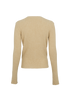 Jacquemus Wrap Top, &pound;110, Clothing, Beige, Cotton, Back view