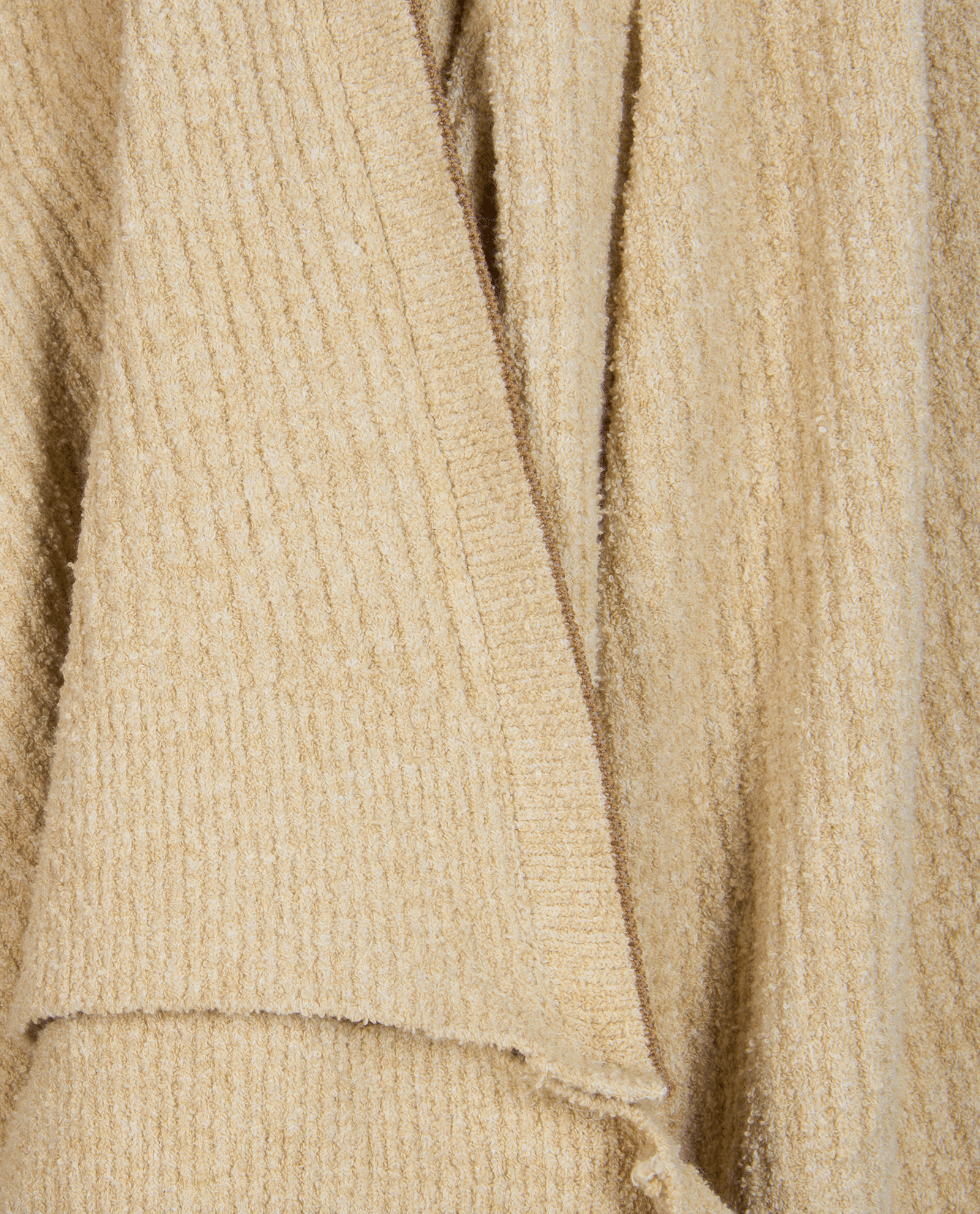 Jacquemus Wrap Top, &pound;110, Clothing, Beige, Cotton, Other view