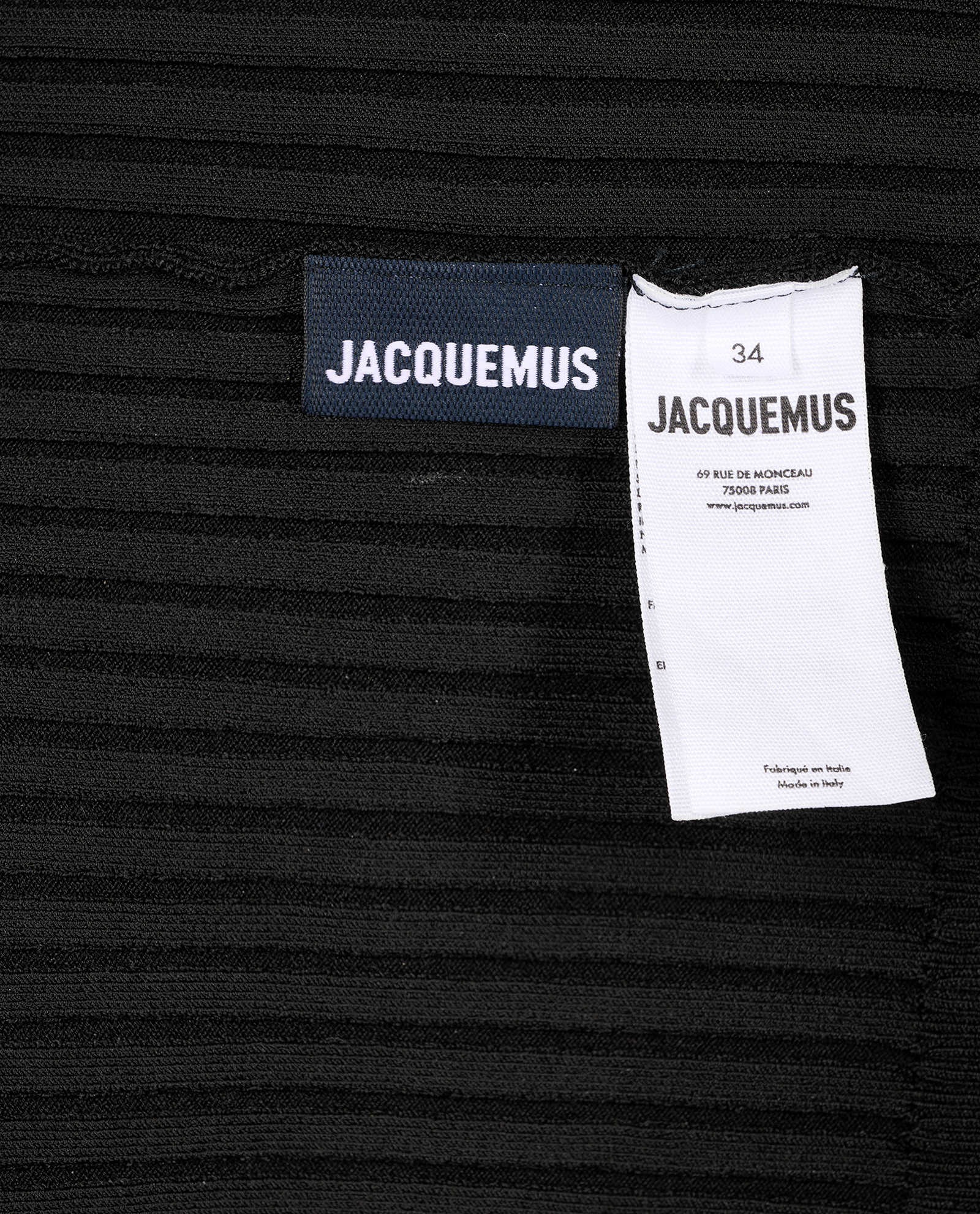 Jacquemus La Maille Pralu Longue Cardigan, &pound;80, Clothing, Black, Viscose, Other view