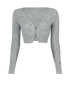Jacquemus Cropped Cardigan, front view