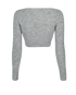 Jacquemus Cropped Cardigan, back view