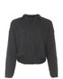 Joseph Cable Knit Polo Neck Jumper, front view