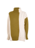 Joseph Chunky Roll Neck Jumper, &pound;120, Clothing, Cream/Khaki, Wool, Front view