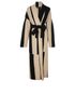 Joseph Stitch Ribbed Bicolour Tie Belt Cardigan, front view