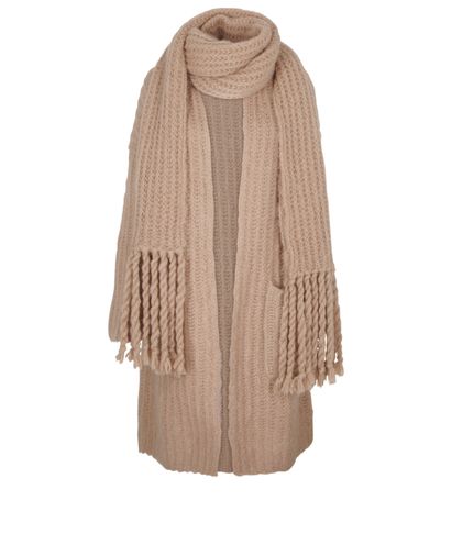 Joseph Built-In Scarf Cardigan, front view