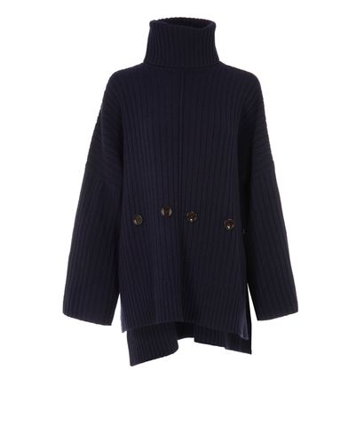 Joseph Button Embellished Turtleneck Jumper, front view