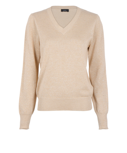 Joseph Lurex V-Neck Jumper, front view