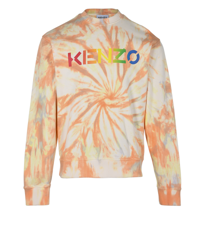 Kenzo Logo Tie Dye Sweatshirt, front view
