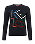 Kenzo Multi Letter Printed Sweatshirt, front view