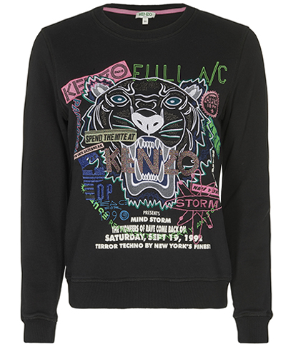 Kenzo Tiger Mind Storm Jumper, front view