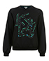 Kenzo Floral Letters Sweatshirt, front view