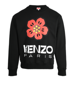 Kenzo Boke Flower Sweatshirt, Mens, Cotton, Black, Sz M, 2*