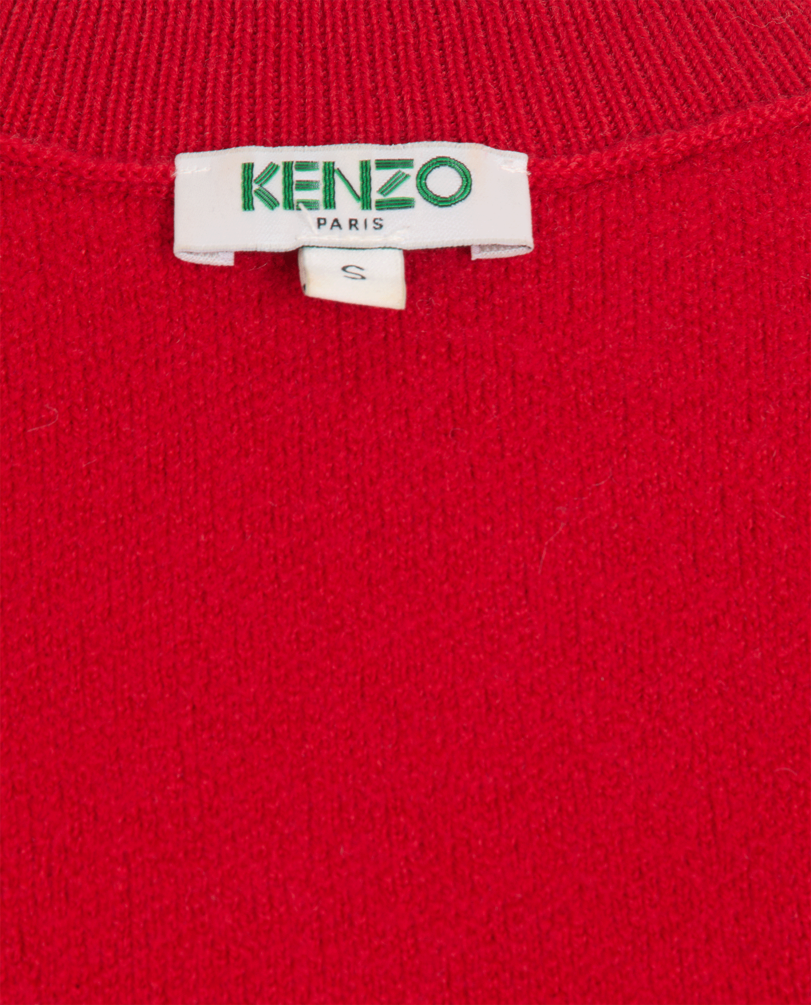 Kenzo K Logo Jumper, &pound;80, Clothing, Red, Wool, Other view