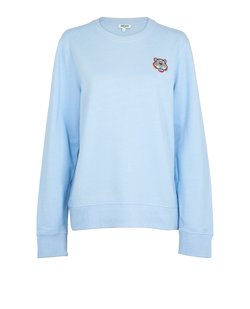 Kenzo Tiger Sweatshirt, Men, Cotton, Blue, Sz L, 3*
