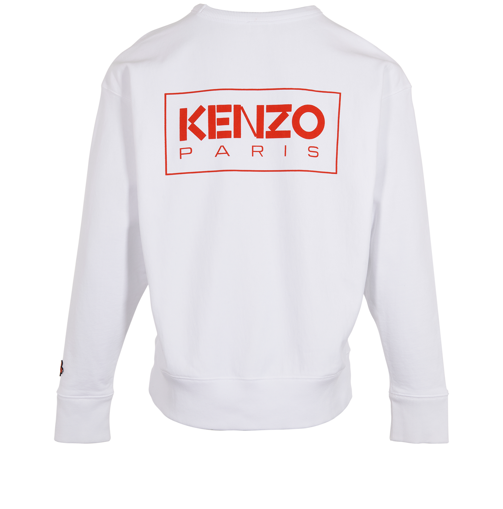 Kenzo Logo Sweatshirt, &pound;80, Clothing, White, Cotton, Back view