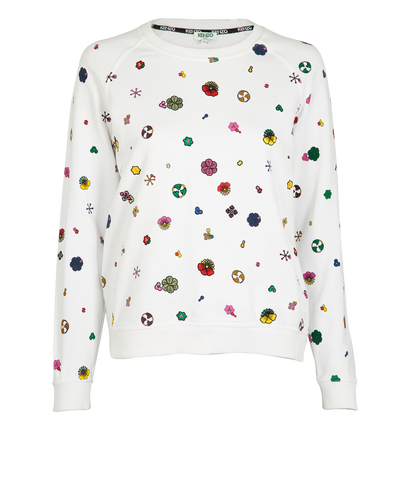 Kenzo Embroidered Floral Jumper, front view