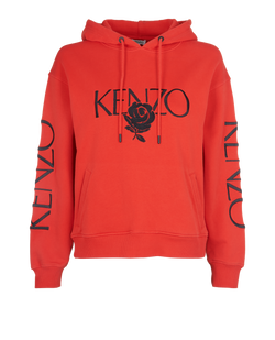 Kenzo Hoodie, Cotton, Red, Sz S, MIP, 2*