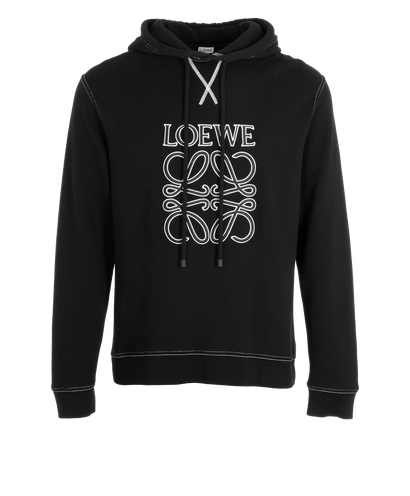 Loewe Anagram Embroidered Hoodie, front view